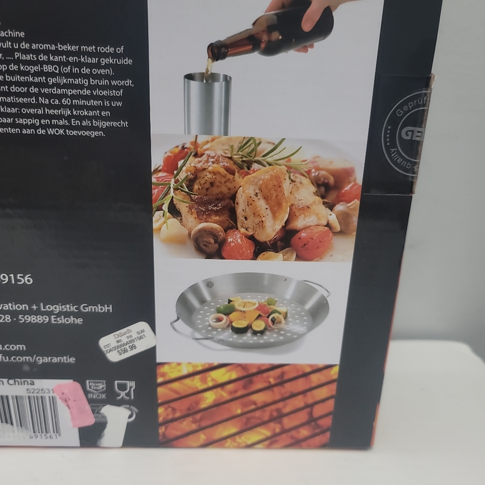 GEFU Chicken Roaster and Vegetables Wok